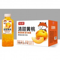 銓順清甜黃桃果粒復(fù)合果汁飲料